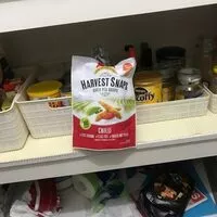 Mängden socker i Harvest snaps Baked pea crips chilli