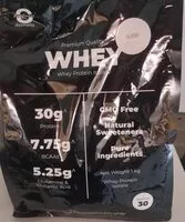 Mängden socker i Pure product whey protein isolate