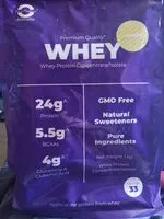 Mängden socker i Whey Protein Isolate (Banana)