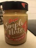 Mängden socker i Simply nuts