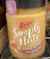 Mängden socker i Simply nuts peanut butter