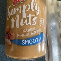 Mängden socker i Simply Nuts Peanut Butter smooth