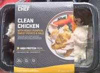 Mängden socker i Clean Chicken with Roast Pumpkin, Sweet Potato & Kale
