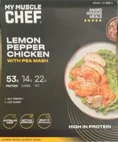 Mängden socker i Lemon pepper chicken with pea mash