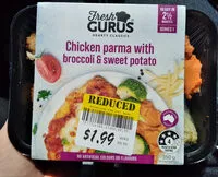 Mängden socker i Chicken Parma with Broccoli & Sweet Potato