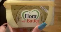 Mängden socker i flora with butter