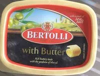 Mängden socker i Bertolli with butter