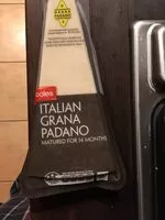 Mängden socker i Coles Italian Grana Padano