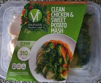 Mängden socker i Clean Chicken & Sweet Potato Mash