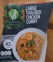 Mängden socker i Large Thai Red Chicken Curry