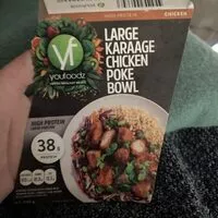 Mängden socker i Large karaage chicken poke bowl