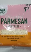 Mängden socker i Shredded Parmesan Dairy Free