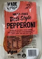 Mängden socker i Meat free deli-style pepperoni