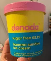 Mängden socker i Banana sundae ice cream