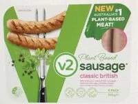 Mängden socker i V2 sausages