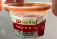 Mängden socker i Tomato juice