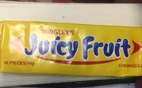 Mängden socker i Juicy Fruit