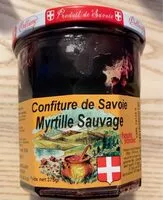Mängden socker i Confiture de Savoie myrtille sauvage