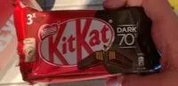 Mängden socker i Kitkat dark 70percento