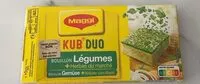 Mängden socker i Kub duo bouillon legumes