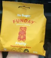 Mängden socker i Fruity gummy bears