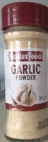 Mängden socker i Garlic powder