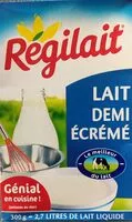 Mängden socker i Lait demi écrémé