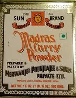 Mängden socker i Madras Curry Powder