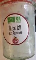 Mängden socker i Riz au lait aux agrumes