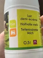 Mängden socker i Lait demi-écremé