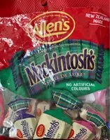 Mängden socker i Mackintosh's
