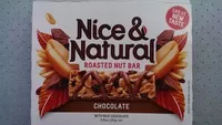 Mängden socker i Nice & Natural Rosted Nut Bar - Chocolate