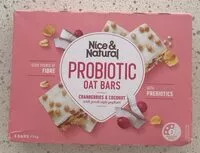 Mängden socker i Probiotic Oat Bars - Cranberries & Coconut