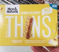 Mängden socker i Lemon delight thins