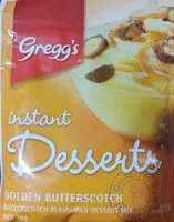 Mängden socker i Instant Desserts golden buttersoch