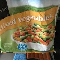 Mängden socker i Mixed vegetable