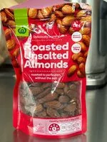 Mängden socker i Roasted Unsalted Almonds