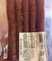 Mängden socker i Saucisse de veau