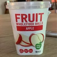 Mängden socker i Fruit wholefood balls apple