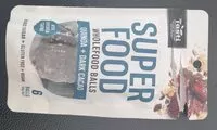 Mängden socker i superfood wholefood balls Quinoa and Dark Cacao