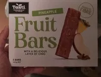 Mängden socker i Fruit bars pineapple
