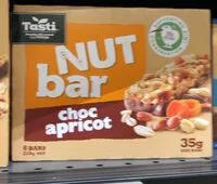 Mängden socker i Nut bar choc abricot