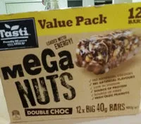 Mängden socker i Mega Nuts Double Choc