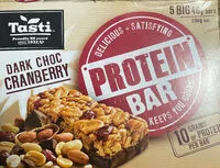 Mängden socker i Dark Choc Cranberry Protein Bar