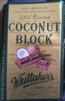 Mängden socker i Whittaker's Coconut Block