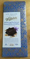 Mängden socker i sea salt and caramel brittle with saffron in dark chocolate