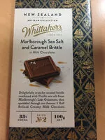 Mängden socker i Marlborough Sea Salt and Caramel Brittle