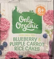 Mängden socker i Blueberry & purple carrot rice cakes