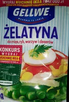 Mängden socker i Żelatyna