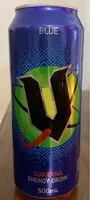 Mängden socker i Blue V guarana energy drink